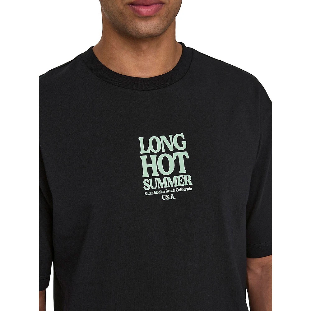 Kenny Organic Cotton Text-Graphic T-Shirt