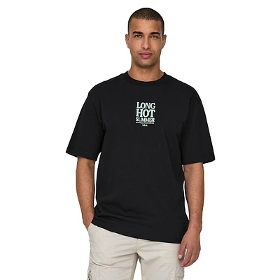 Kenny Organic Cotton Text-Graphic T-Shirt