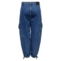 Pernille Balloon-Fit Cargo Jogger Jeans