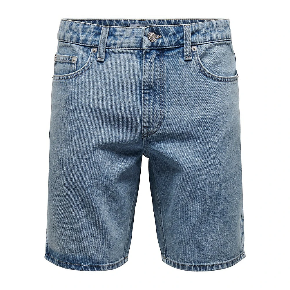 Edge Denim Shorts