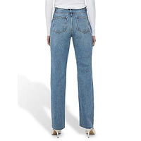 Riley High-Waisted Straight Jeans