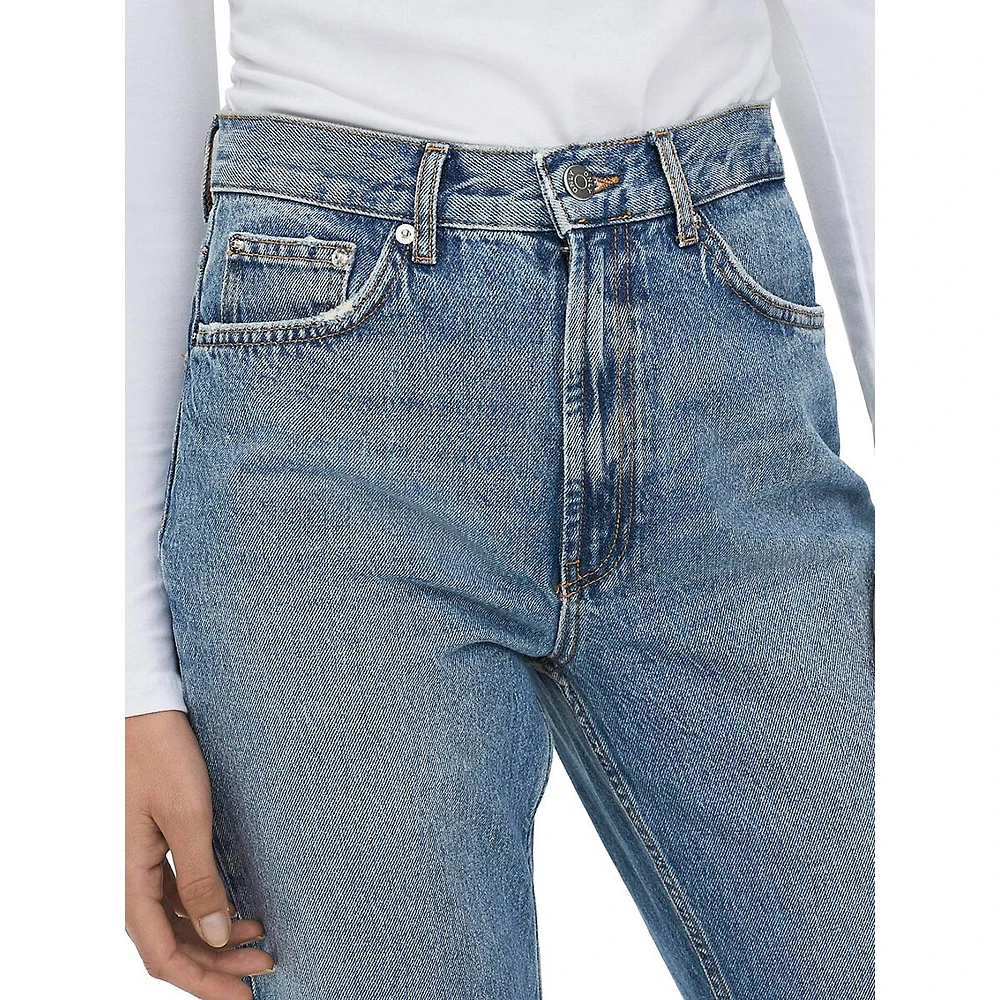 Riley High-Waisted Straight Jeans