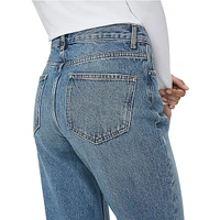 Riley High-Waisted Straight Jeans