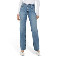 Riley High-Waisted Straight Jeans