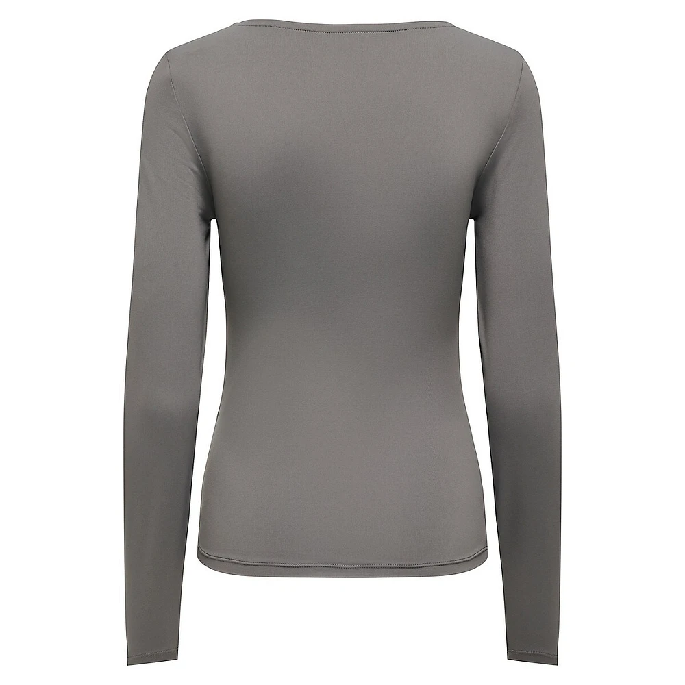 Lea 2-Way Long-Sleeve Top