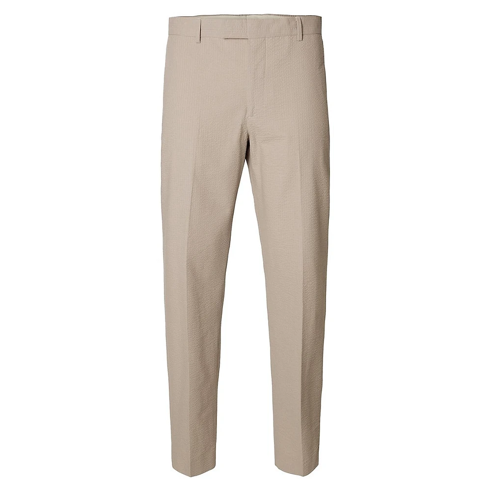 Smith Regular-Fit Seersucker Dress Pants