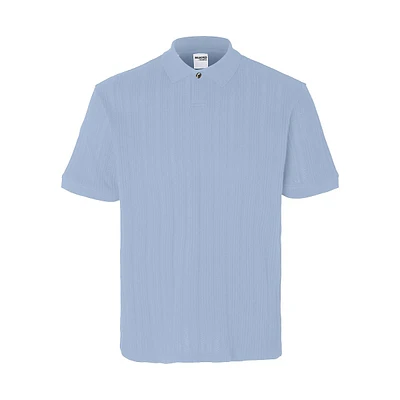 Jaden Organic Cotton Jacquard Polo Shirt