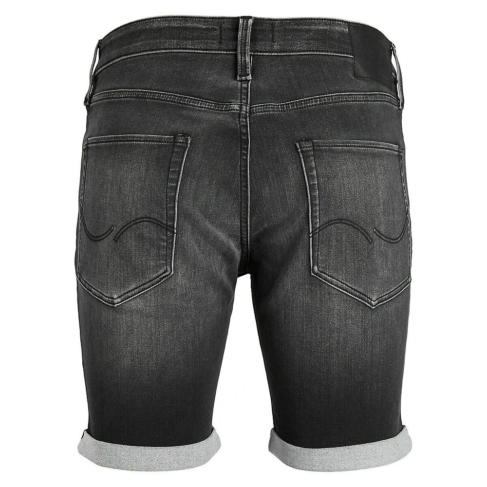 Rick Icon Stretch-Denim Shorts