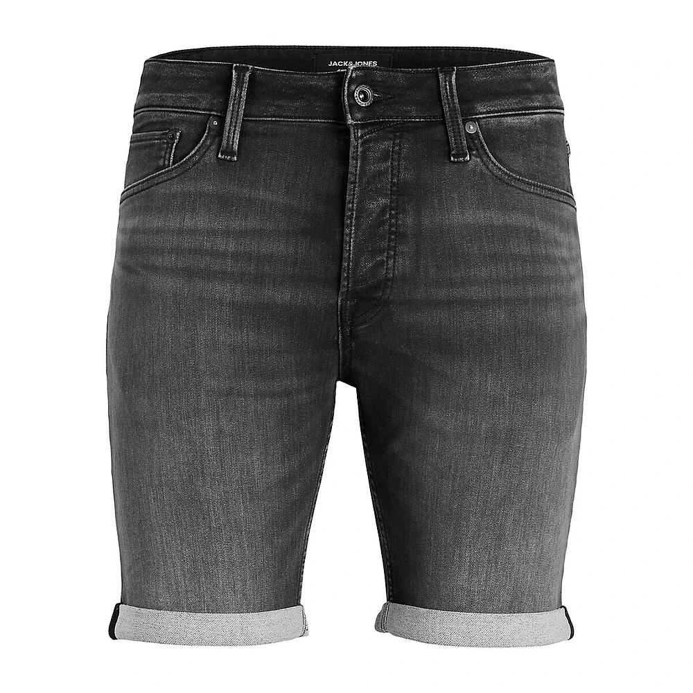 Rick Icon Stretch-Denim Shorts