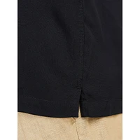 Short-Sleeve Viscose Resort Shirt