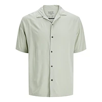 Short-Sleeve Viscose Resort Shirt