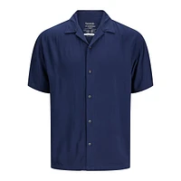 Short-Sleeve Viscose Resort Shirt