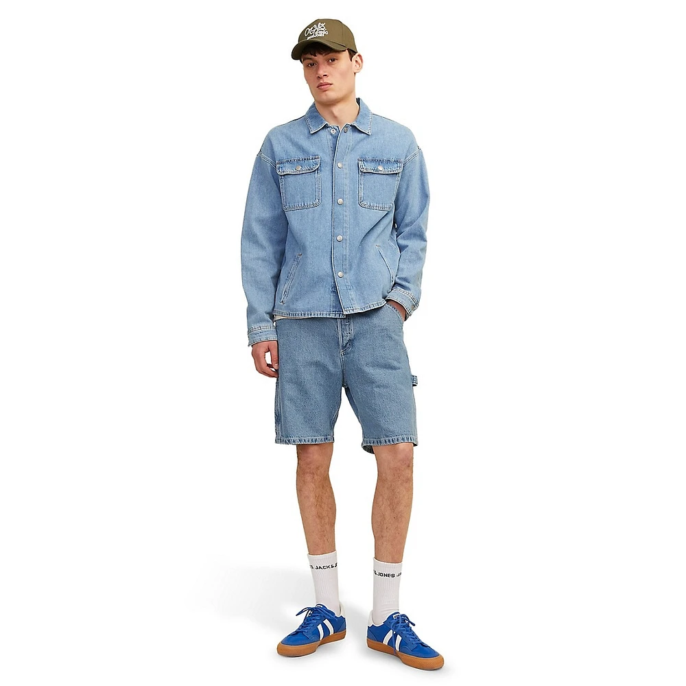 Tony Loose-Fit Denim Carpenter Shorts