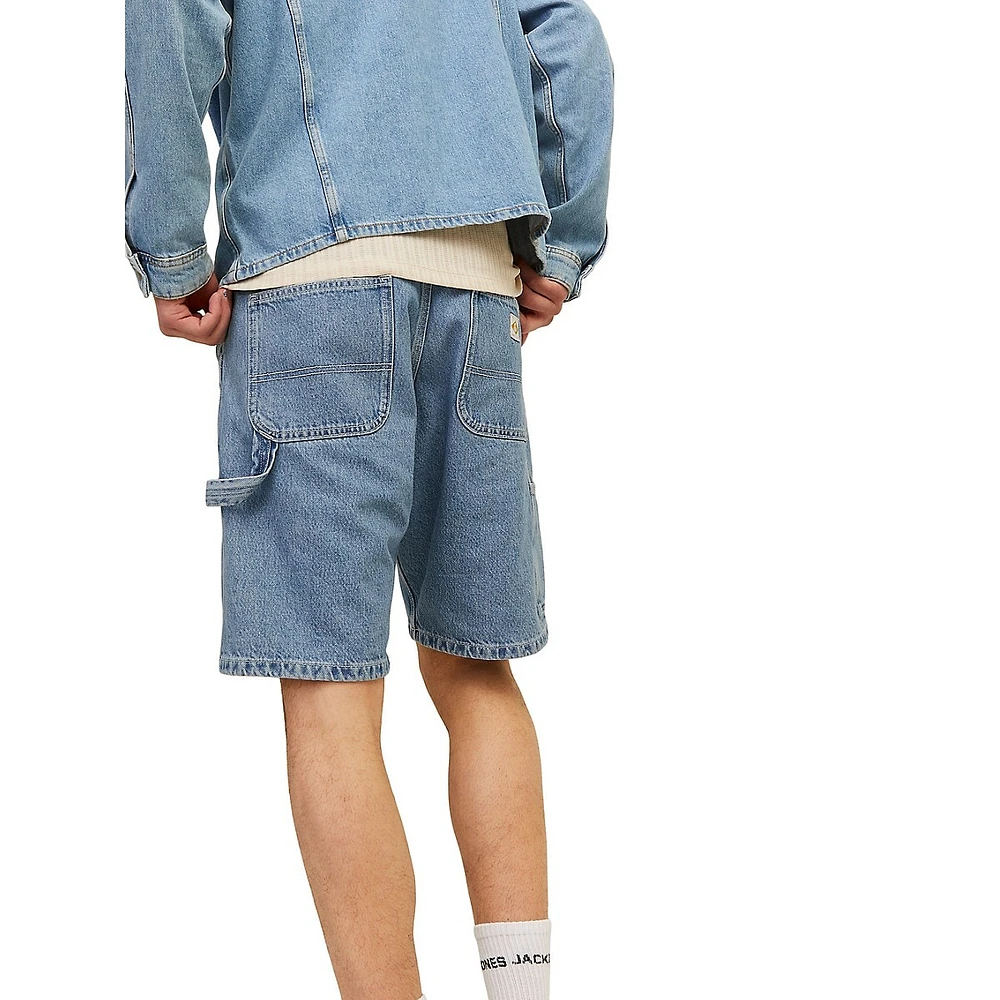 Tony Loose-Fit Denim Carpenter Shorts