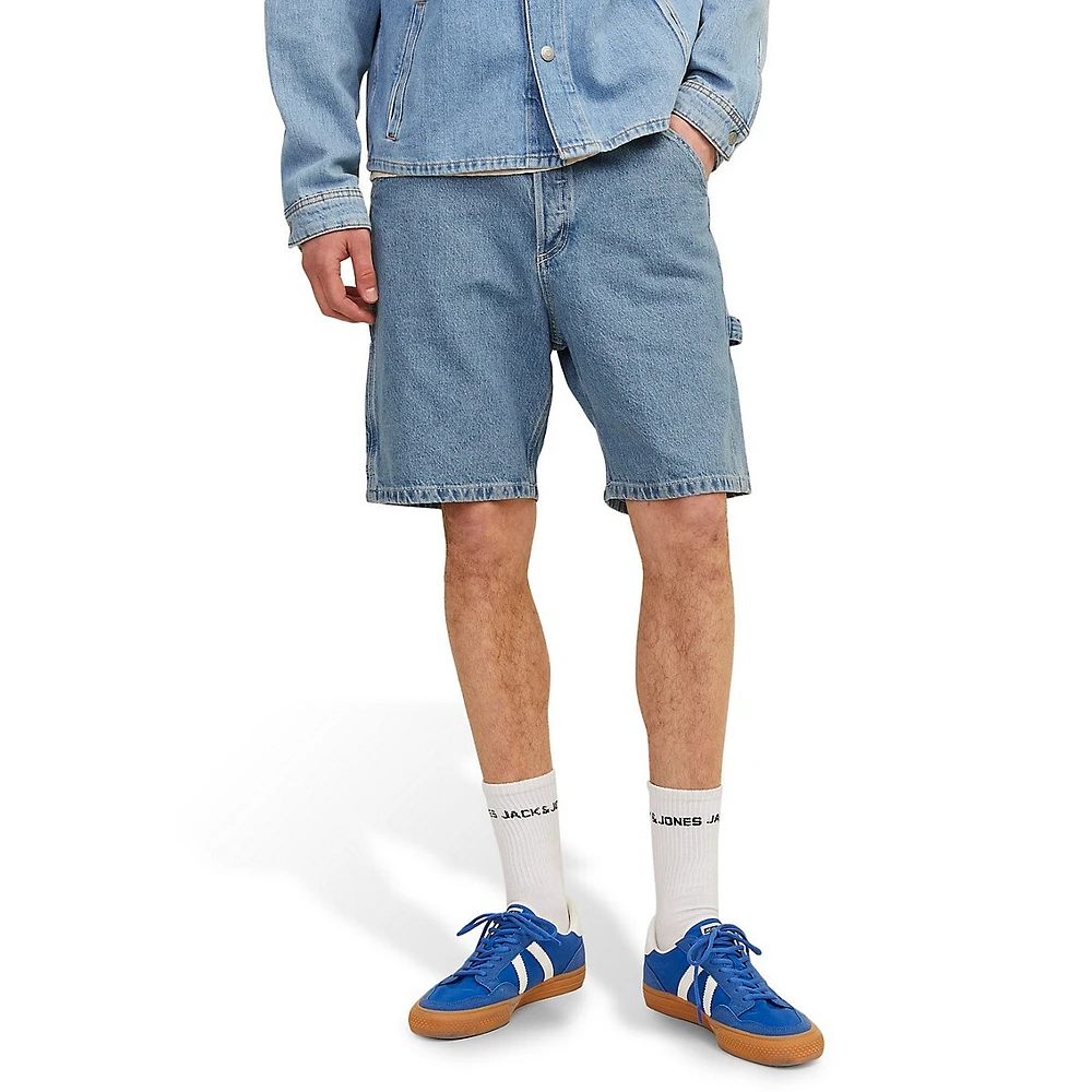 Tony Loose-Fit Denim Carpenter Shorts