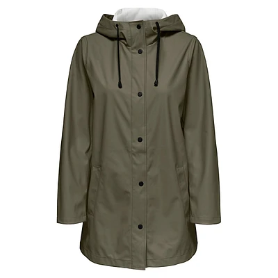 Ellen Hooded Raincoat