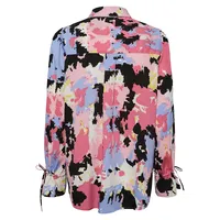 Felicia Oversized Abstract-Print Shirt