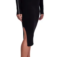 Falka Slim Piping Knit Dress