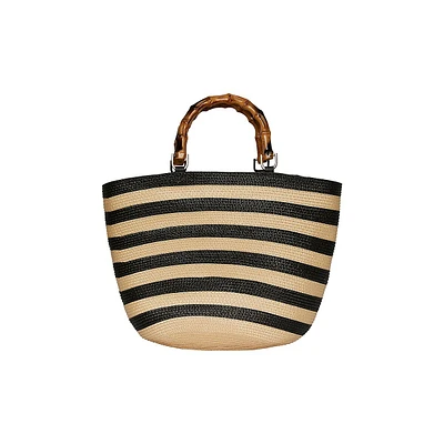 Amalia Woven Top Handle Bag