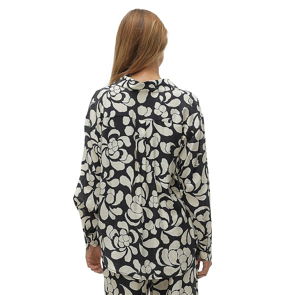 Gaja Oversized Floral Blouse