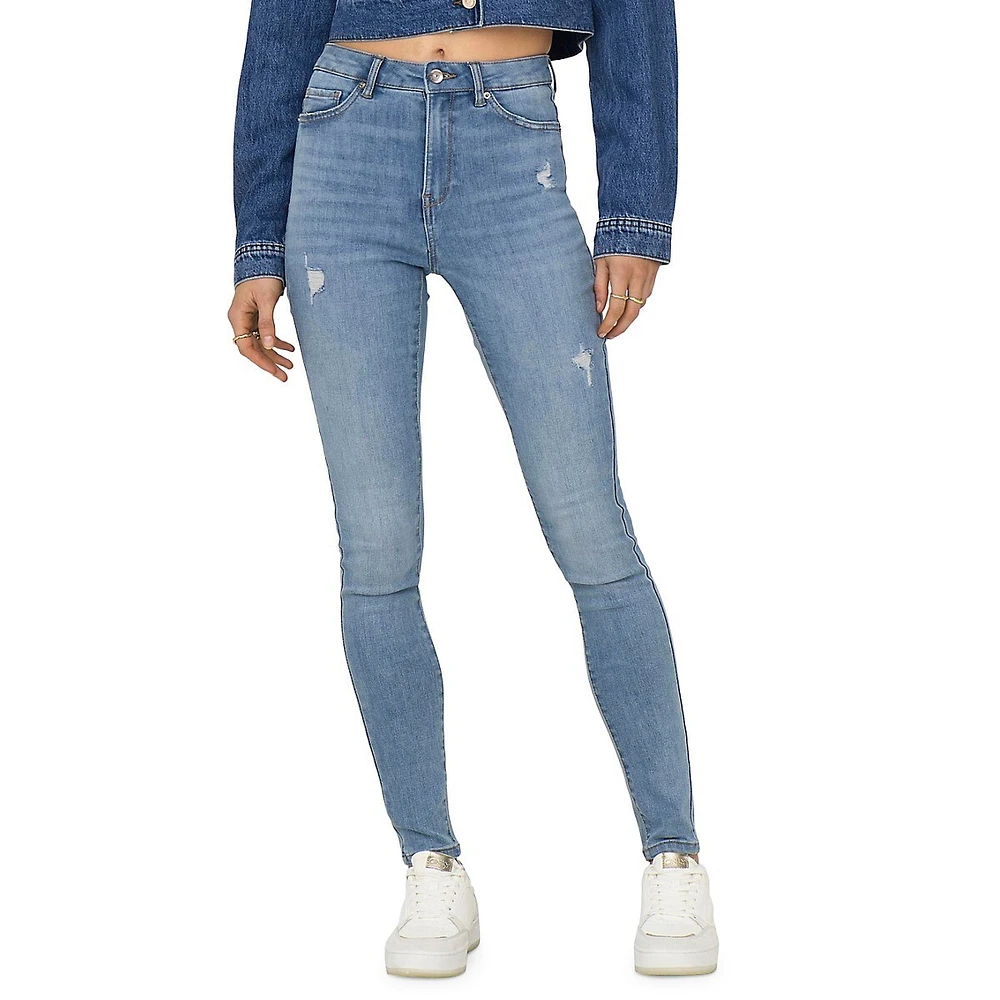 Rose High-Waist Skinny Jeans