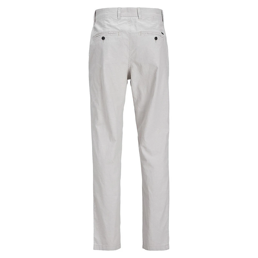 Stace Cotton & Linen Chino Pants