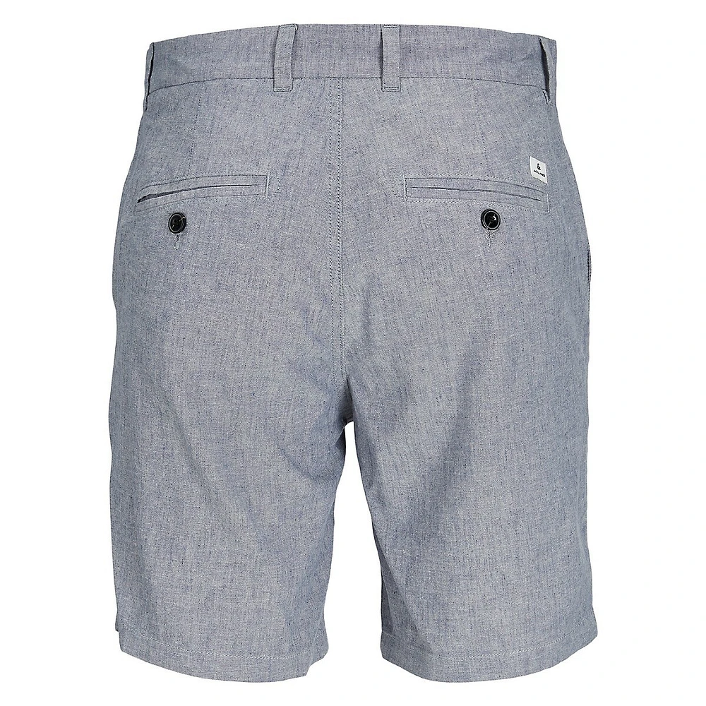 Stace Cotton & Linen Chino Shorts