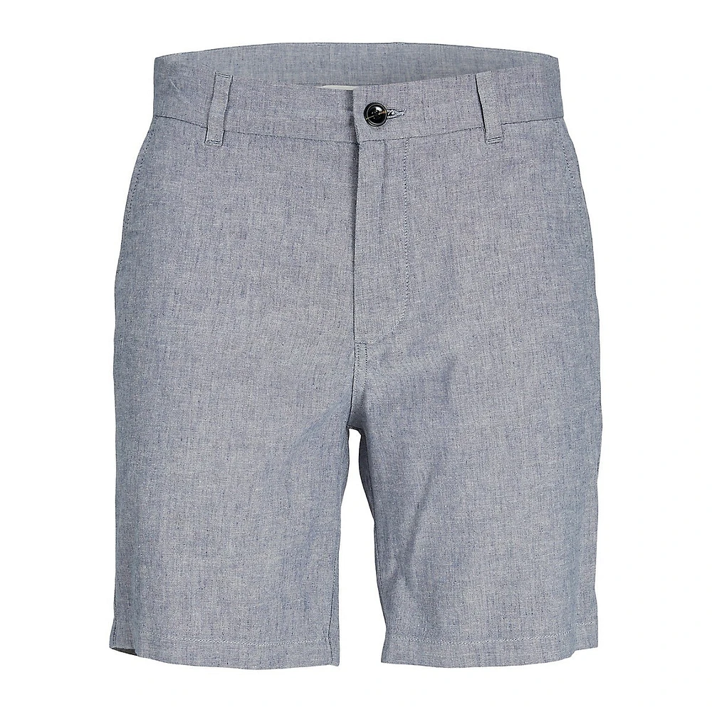 Stace Cotton & Linen Chino Shorts