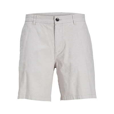 Stace Cotton & Linen Chino Shorts