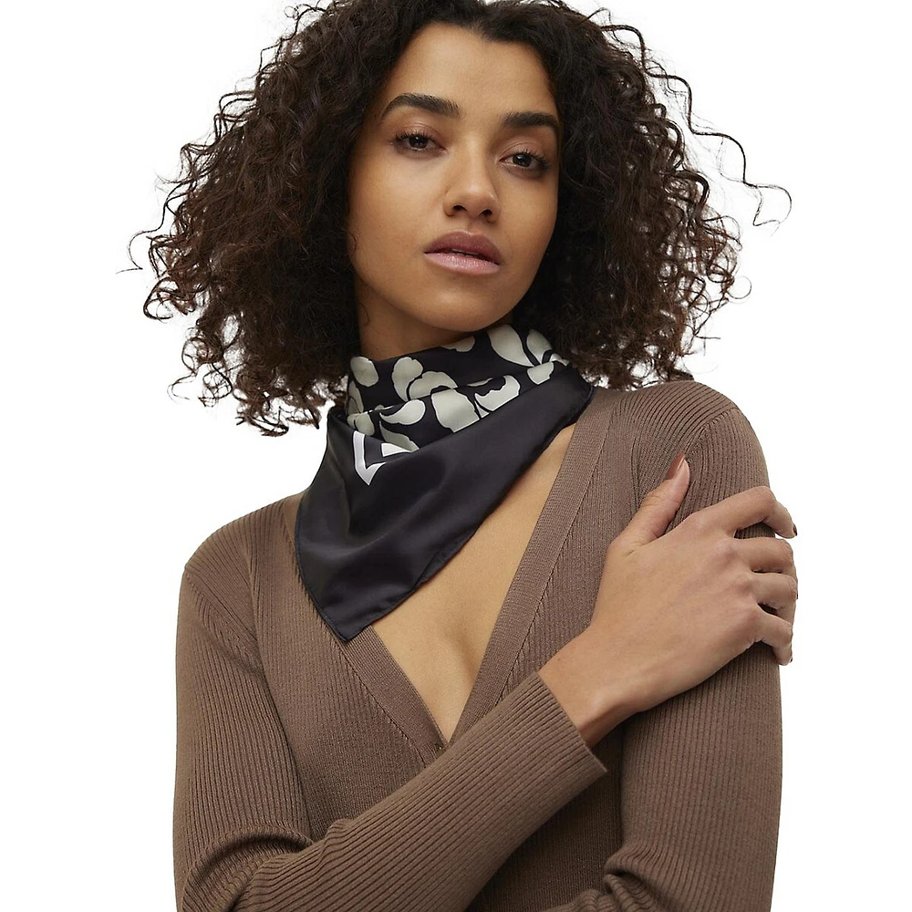 Hella Floral Satin Scarf