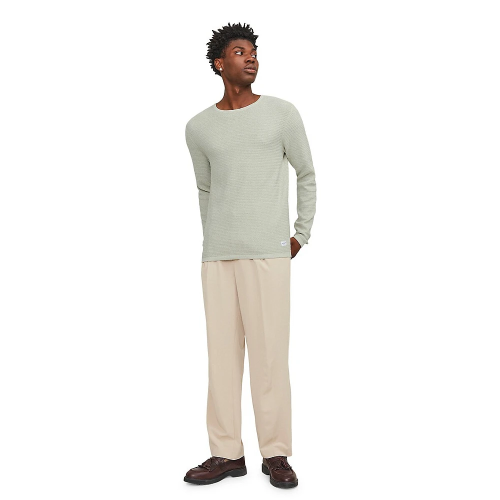 Greg Cotton-Blend Crewneck Sweater