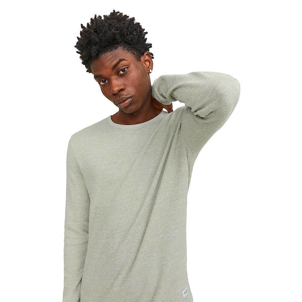 Greg Cotton-Blend Crewneck Sweater