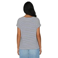 Striped Moster Loose-Fit T-Shirt