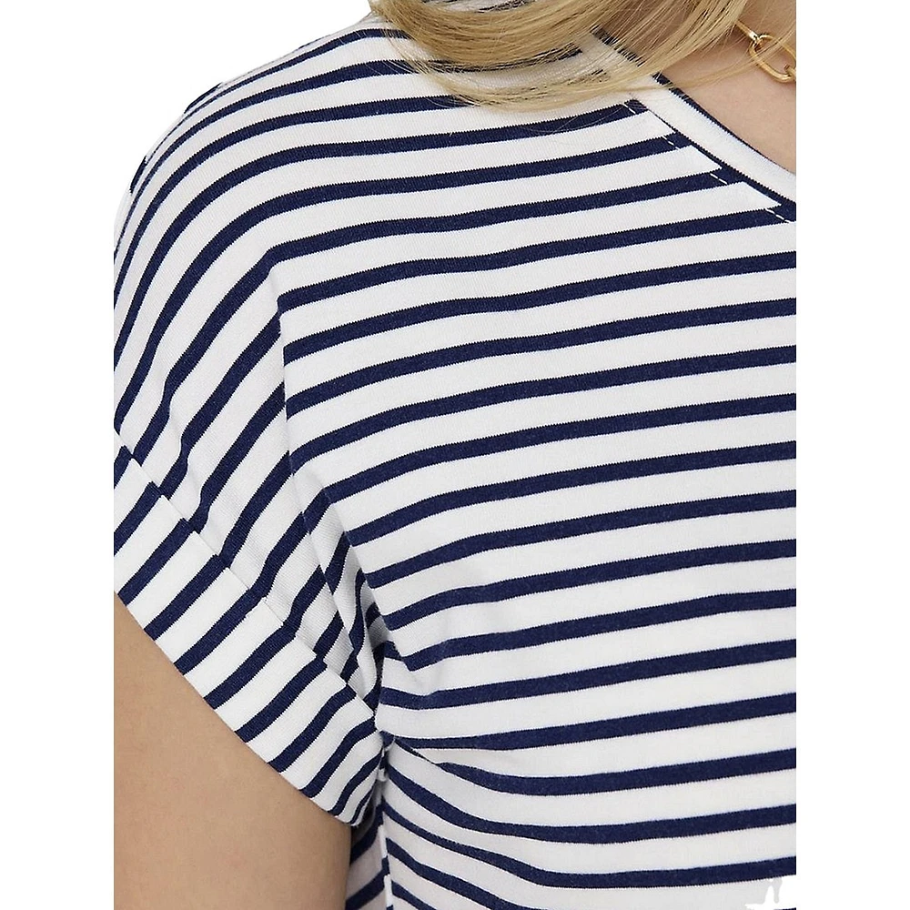 Striped Moster Loose-Fit T-Shirt