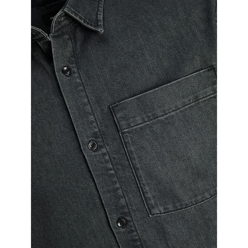 Creek Comfort-Fit Short-Sleeve Denim Shirt