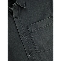 Creek Comfort-Fit Short-Sleeve Denim Shirt