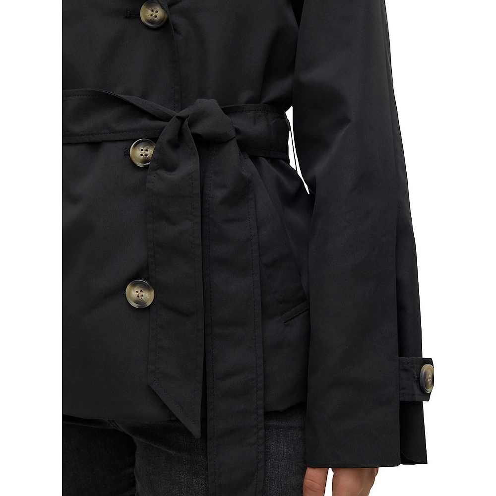 Trench-coat court en softshell