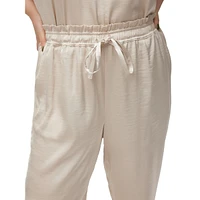 Plus Dana Wide-Fit Drawstring Jogger Pants