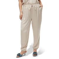 Plus Dana Wide-Fit Drawstring Jogger Pants