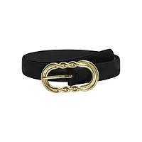 Tyrah Twist-Buckle Belt