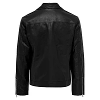 Asher PU Biker Jacket