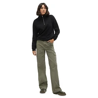 Tessa High-Rise Wide-Leg Cargo Pants