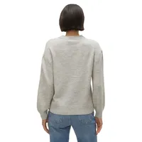 Riley Puff-Sleeve Sweater