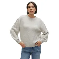 Riley Puff-Sleeve Sweater