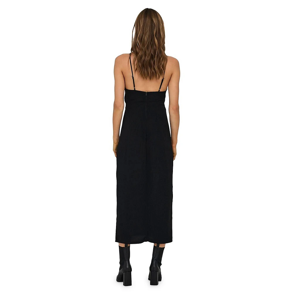 Iris Sleeveless Cut-Out Midi Dress