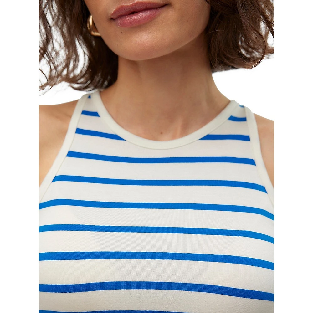 Kenzi Fitted Striped Knit Tank Top