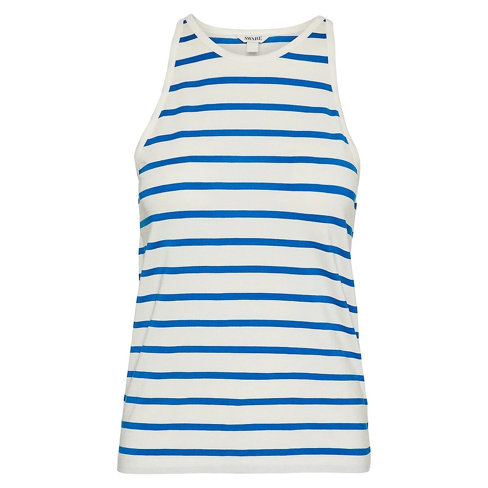 Kenzi Fitted Striped Knit Tank Top