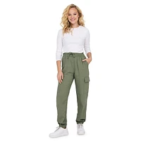 Caro Linen-Blend Cargo Joggers