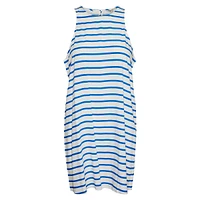 Karisa Loose-Fit Striped Sleeveless Mini Dress