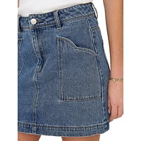 Denim Mini Skirt